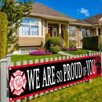 Banner de pano de fundo DodelyGZ Firefighter Theme Estamos muito orgulhosos