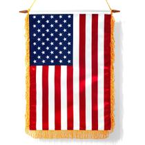 Banner de parede Anley USA Classroom Flag 45x30cm com poste