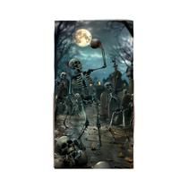 Banner De Porta De Decoração De Halloween Assustadora - Conjunto De 1 Peça - Cenário De Festa Em
