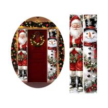 Banner De Porta Feliz Natal Decoração Para Casa 2025 Navidad Kerst Natal Noel Xmas Ano Novo 2026