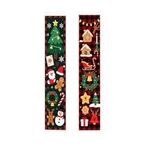 Banner De Porta Feliz Natal Para Decoração De Casa 2025, Enfeite De Natal E Ano Novo 2026