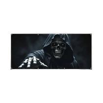 Banner De Porta Grande Para Halloween Ao Ar Livre 2D Reaper, Fundo Para Festa De Festival, 1 Peça