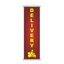 Banner Delivery Entrega Ao Cliente Serviço 100x30cm