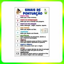 Banner Didático Infantil Escolar Sinais De Pontuação Will992