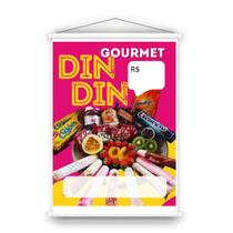 Banner Din Din Gourmet Ref:dingourmet3 SEM PERSONALIZAÇÃO Não mancha / desbota Sol e chuva Banner Din Din Gourmet Ref:dingourmet3 SEM PERSONALIZAÇÃO Não mancha / desbota Sol e chuva