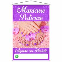 Banner Divulgação Manicure Pedicure - Layke - Decoração Criativa