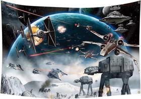 Banner Eksent Outer Space Galaxy Wars 122 x 183 cm em poliéster Banner Eksent Outer Space Galaxy Wars 122 x 183 cm em poliéster