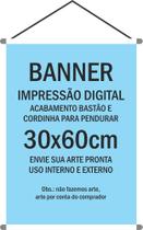 Banner em lona 280g 30x60cm Banner em lona 280g 30x60cm