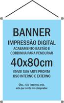 Banner em lona 280g 40x80cm Banner em lona 280g 40x80cm