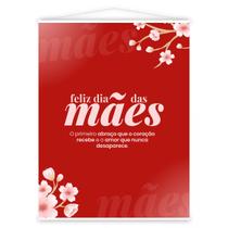 Banner em Lona Com Bastão 60x80cm - Dia Das Mães Banner em Lona Com Bastão 60x80cm - Dia Das Mães