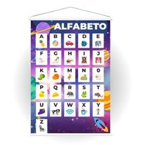 Banner em lona de alfabeto para ensino. Uso interno e externo Banner em lona de alfabeto para ensino. Uso interno e externo