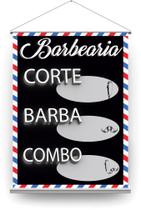 Banner em lona impresso 40x60 barbearia