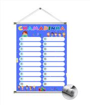 Banner Escolar Didático Chamadinha 3 - Tam.60x80cm