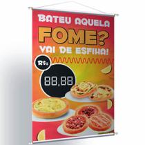 Banner Esfiha Diversos Sabores Com Preço Editável