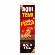 Banner Faixa Aqui Tem Lona Pizza Pizzaria Lanchonete 100x30 Banner Faixa Aqui Tem Lona Pizza Pizzaria Lanchonete 100x30