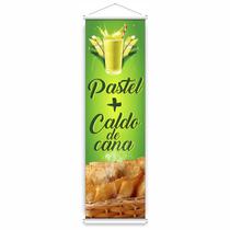 Banner Faixa Em Lona Personalizado 0,30x1,0m Pastel Caldo
