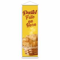 Banner Faixa Em Lona Personalizado 0,30x1,0m Pastel Caldo Banner Faixa Em Lona Personalizado 0,30x1,0m Pastel Caldo