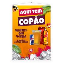 Banner Faixa Lona Copão Drink Bar Mercearia Bebida 60x40 Banner Faixa Lona Copão Drink Bar Mercearia Bebida 60x40