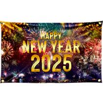 Banner Feliz Ano Novo 2025 FazBH - 183x112cm