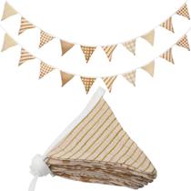Banner Flags Oudain, 4,7 m, decoração de berçário, aniversário de bebê Banner Flags Oudain, 4,7 m, decoração de berçário, aniversário de bebê