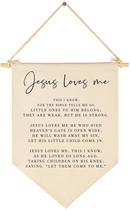 Banner GEANHIL, versículo bíblico, decoração bíblica, bege, 15,6x11 Banner GEANHIL, versículo bíblico, decoração bíblica, bege, 15,6x11