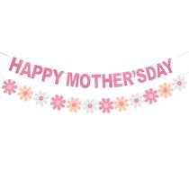 Banner HEYPRIIL Feliz Dia das Mães com Glitter Rosa Banner HEYPRIIL Feliz Dia das Mães com Glitter Rosa