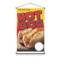 Banner Hot Dog - Cachorro Quente 63x100cm