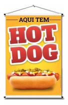 Banner Hot Dog - Cachorro Quente - new face! comunicação visual