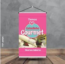 Banner Impressão Digital GELADINHO GOURMET Banner Impressão Digital GELADINHO GOURMET