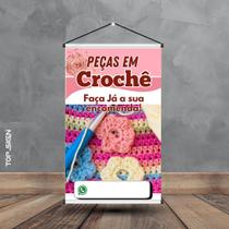 Banner Impressão Digital PEÇAS EM CROCHÊ Banner Impressão Digital PEÇAS EM CROCHÊ