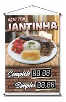 Banner Jantinha - Cartaz Espetinho - new face! comunicação visual