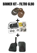 Banner kit com filtro do câmbio automático 6l80