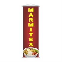 Banner Marmitex Restaurante Comida Serviço Lona 100x30cm