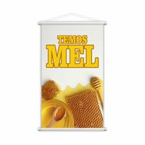 Banner Mel Abelha Favo De Mel Aqui Tem Apicultura 60X40Cm Banner Mel Abelha Favo De Mel Aqui Tem Apicultura 60X40Cm