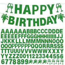 Banner MFLUEEWR Kit DIY de Letras Personalizadas 129 Peças - Verde Banner MFLUEEWR Kit DIY de Letras Personalizadas 129 Peças - Verde