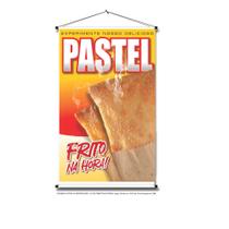 Banner Pastel De Feira Frito Na Hora 40x60cm - new face! comunicação visual