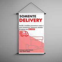 Banner "peça pelo telefone" delivery cod 08/3