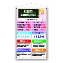 Banner Pedagógico E Didático Regras Matemáticas Escolar B1