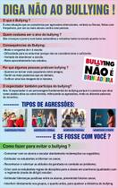 Banner Pedagógico Educativo Não Ao Bullying