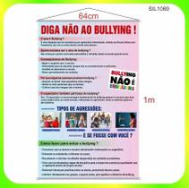 Banner Pedagógico Impresso Escolar Bullying Sil1069