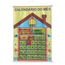 Banner Pedagógico Infantil Escolar Calendário Do Mês