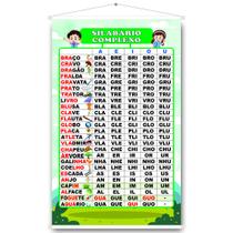 Banner Pedagógico Sílabas Complexas Quadro Silábico Escolar Banner Pedagógico Sílabas Complexas Quadro Silábico Escolar