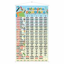 Banner Pedagógico Sílabas Complexas - Silabário Complexo Banner Pedagógico Sílabas Complexas - Silabário Complexo