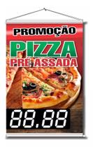 Banner Pizza Pré Assada - new face! comunicação visual