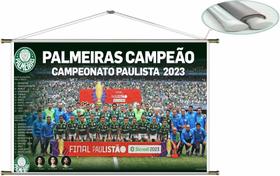 Banner Pôster Palmeiras Campeão Paulista 2023 60x40cm