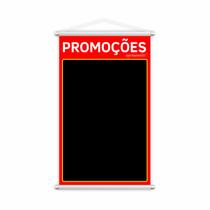 Banner Promoções Aproveite Fundo Preto Preço Lona Grande
