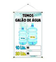 Banner pronto Agua e Gas REF 005 - medida 45x70 cm (arte Pronta)