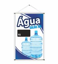 Banner pronto Agua e gas REF 007 - medida 45x70 cm (arte Pronta)