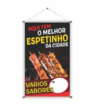 Banner pronto Assado REF 018 medida 45x70 cm (arte Pronta)