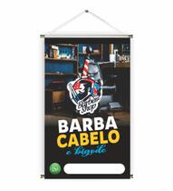 Banner pronto Barbeiro BA 025 medida 45x70 cm arte pronta Banner pronto Barbeiro BA 025 medida 45x70 cm arte pronta
